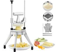 VEVOR Coupe-Frites Machine 3/8 po, Coupeur de Pommes de Terre, Machine de Coupe de Frites, pour Couper des légumes/des Fruits/des concombres/des Pommes de Terre/des oignons/des Champignons/des Pommes