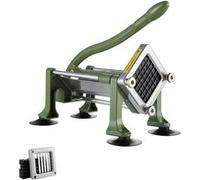 VEVOR Coupe-Frites Manuel Coupe-Légumes Multifonction en Inox Avec Lame de 1,27cm Vert
