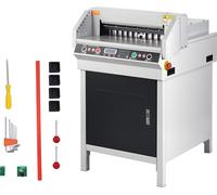 VEVOR coupe-papier hydraulique électrique, massicot, coupe-papier haute performance avec épaisseur de coupe de 40 mm & largeur de coupe de 45 cm &par touches, pour écoles, bureaux
