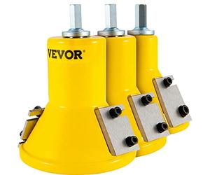 VEVOR Coupe-tenon, 25,4 mm, 38 mm et 50,8 mm, coupe-bûches en aluminium et en acier de qualité supérieure, avec deux lames droites et vis à boutons, kit Home Master, outil de démarrage commercial pour