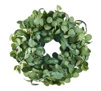 VEVOR Couronne décorative artificielle, 66,04 cm, couronnes de feuilles vertes artificielles, décorée de feuilles d'eucalyptus, baies, tiges épineuses, pour toute l'année, pour maison fenêtre festival