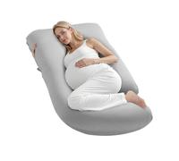 VEVOR Coussin de Grossesse, Forme G, Oreiller de Maternité pour Tout Corps, Oreiller Soutien Ergonomique Doux Respirant avec Housse Amovible Lavable, pour Dormir, Soulager Dos, Ventre, Hanches, Jambes