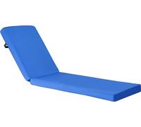 VEVOR Coussins pour chaises longues, 1830x533x75 mm, coussins pour chaises longues d'extérieur, hydrofuges et grand teint, coussins pour chaises longues avec bandes, coussins épais pour terrasses de p