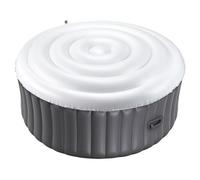VEVOR Couvercle Gonflable Rond pour Spa 164,5 cm, Housse de Protection pour Spa Résistante aux Intempéries et à l'eau, Couverture Thermique en PVC, Installation Facile, pour Extérieur Jardin, Blanc
