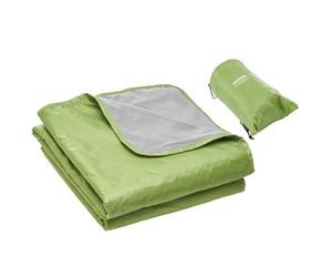 VEVOR Couverture de Camping de Stade, 2x1,5 m, Polaire Polyester Chaud Imperméable PU1500 Coupe-vent Ignifuge, pour Extérieur, Pique-niques, Randonnée, Événements Sportifs, en Plein Air, Vert Armée