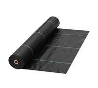 VEVOR Couverture sol tissée barrière contre mauvaises herbes 5,8 oz 0,9x91,4 m
