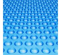 VEVOR Couverture solaire pour piscine, 9,75 x 4,87 m, bâches solaires rectangulaires pour piscine, épaisseur de 0,4 mm, protecteur de piscine pour piscine hors sol creusée, pour chauffer l'eau, bleu