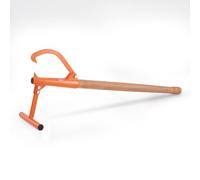 VEVOR Cric à bûches 1180 mm, lève-bûches à manche en bois, diamètre 38 cm, lève-tronc d'arbre robuste, crochet d'inclinaison réglable, outil d'exploitation forestière, pour rouler, soulever les bûches