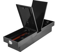 VEVOR Crossover Boîte à outils pour camion pour plateau de chargement (1771 x 507 x 331 mm) Boîtes à outils verrouillables et étanches en aluminium avec poignées latérales pour remorques de camping-ca