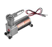Kit amortisseur à gaz VEVOR, 12 V, 100 PSI, système de compresseur d'air de voiture, kit de compresseur de suspension pneumatique avec système d'introduction et manomètre et conduite d'air