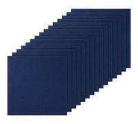 VEVOR Dalles de moquette à décoller et à coller, 610 x 610 mm, tapis de sol auto-adhésif, rembourré et doux, installation facile pour chambre, salon, intérieur et extérieur (15 pcs, bleu foncé)