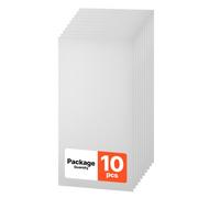 VEVOR Dalles de Plafond en PVC 605x1210 mm Lot de 10, Panneaux Blancs pour Plafond Suspendu, PVC Expansé, Résistant à l'Eau, Découpe Facile, Facile à Nettoyer, pour Maison, Bureau, Cuisine et Salon