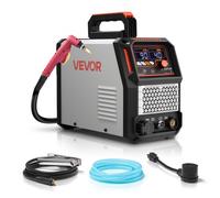 VEVOR Découpeur Plasma, 65 A, Machine de Découpe Plasma à Arc Pilote sans Contact, 220 V, Haute Fréquence, avec Fonction 2T/4T, Onduleur IGBT, Affichage Numérique, Temps PT Réglable pour Réparation