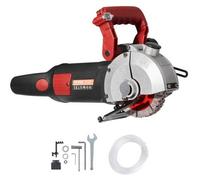 VEVOR Découpeuse de Cannelure de Mur Rainure Profondeur 34 mm Machine de Découpe de Rainures Murales 4800 W 220 V Découpeuse Électrique de Cannelure de Chasseur Rainureuse Béton 5 pièces Lames