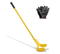 VEVOR Démonte Palette 907,18 kg Outil Démonte Palettes 114 cm Barre Démontage pour Retrait Planches de Terrasse, Planchers, Charpentes, Toitures, Moulures, Cloisons Sèches, avec Poignée Acier Carbone