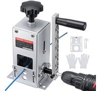 VEVOR Dénudeur de Câble Manuel 1,5-30 mm Machine à Dénuder le Cuivre à Manivelle ou à Perceuse Électrique Non Incluse avec Cadre Q235 Lame Trempée HRC50 Dénudeuse de Fils Électriques pour Débutants