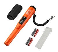 VEVOR Détecteur de Métaux Pinpointer IP68 Entièrement Étanche Pointeur de Métaux Portable Profondeur Détection 114 mm 3 Modes Écran LCD Sonde Chasse au Trésor avec Étui, Cordon pour Adultes Enfants