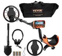 VEVOR Détecteur de métaux professionnel TS181A - Bobine 25,4 cm IP68 étanche, manche 1056-1326 mm