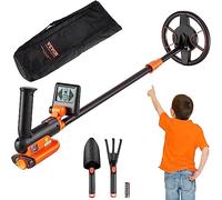 VEVOR Détecteur de Métaux pour Enfants 15,2 cm Détecteur de Métaux Professionnel Réglable Bobine de Recherche Étanche IP68 Écran LCD Puce DSP Avancée Léger pour Juniors Recherche Pièces d'Or Trésors