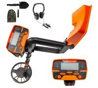 VEVOR Détecteur de Métaux TS156D Pelle Étanche avec Casque d'Écoute de Disque d'Or pour Adultes et Enfants Utilisé sur comme l'herbe le Sol la Plage la Cour