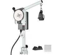 VEVOR Dispositif de levage de panier à crabes, 12 V DC 1200 W, treuil à câble capacité de levage de 90 kg, vitesse de ligne de 35 m/min, rotation de 360°, extracteur de crevettes pour pièges à crabes,