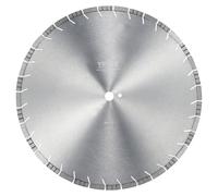 VEVOR Disque à Tronçonner Diamanté 500 mm, Disque Diamant Humide ou Sèche, Lame de Scie à Béton avec Dents Inclinées de 12 mm, Diamètre du Trou Central Universel 25,4 mm, pour Béton, Carrelage, Brique