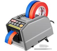 VEVOR Distributeur automatique de ruban adhésif électrique 25 W coupe-ruban machine de découpe de ruban largeur de ruban 6-60 mm longueur du ruban 5-999 mm pour industries, bureaux, maisons, magasins