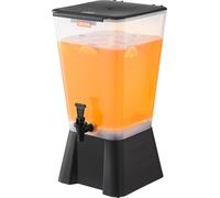 VEVOR Distributeur de boissons (19 L) pour les fêtes, distributeur de jus de fruits en plastique avec robinet anti-gouttes Distributeur d'eau pour les restaurants hôtels fêtes, limonade thé glacé bois