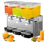 VEVOR Distributeur de jus avec robinet rabattable noir Distributeur de jus avec robinet de soutirage 12 L x 3 saftdispenser