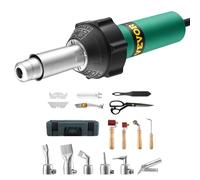 VEVOR DSH-D1 - Soudeur plastique à air chaud 1600 W - 50°C-600°C - 17 accessoires