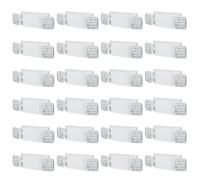 VEVOR Éclairage de secours, lot de 24, luminaires de sortie de secours, 3 W, tête carrée réglable à 2 LED blanches, montage au plafond ou au mur pour pannes de courant, entreprises, bureaux, écoles