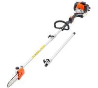 VEVOR Élagueuse Thermique sur Perche à 2 Temps, 25 cc, Élagueuse sans Fil à Essence, avec Perche Extensible 2 m - 2,74 m, Guide-chaîne 20,3 cm, Réservoir de Carburant 650 ml, pour Élagage des Arbres