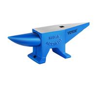 VEVOR Enclume de forgeron 110.2LBS (50KG) Enclume d’acier Bleu Forger Riveter Aplatir Former le métal Travail du métal Traitement thermique Bijoutier Marteau comme cadeau Portable Robuste