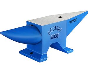 VEVOR Enclume en acier 30Kg Enclume de forge Forge Robuste Outil d'atelier 2 cornes