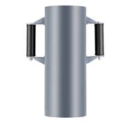 VEVOR Enfonce Pieux Manuel, Diamètre Intérieur 15,5 cm, Pilon à Poteau de Clôture en T avec Poignées en Métal Robuste, Cloche Enfonce Piquet pour Enfoncer Piquets de Clôtures de Fermes, Ranchs, Gris