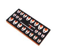 VEVOR Ensemble de Clés à Pattes d’Oie 24PCs Entraînement 9,5 mm, Clé Pied de Biche SAE 9,5-25,4 mm Métrique 10-22 mm, en Acier CR-MO avec Mallette, Compatible avec ynamométrique, pour Réparation