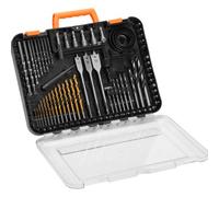 VEVOR Ensemble de Forets et Embouts pour Perceuse Tournevis 100PCs, Coffret de Mèches et Embouts de Tournevis, Kit de Perçage et de Vissage du Bois, du Métal, avec Étui de Transport, Bricolage