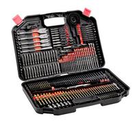 VEVOR Ensemble de Forets et Embouts pour Perceuse Tournevis 246PCs, Coffret de Mèches et Embouts de Tournevis, Kit de Perçage et de Vissage du Bois, du Métal, avec Étui de Transport, Bricolage