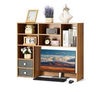VEVOR Étagère à Poser Sur Bureau 3 Niveau 2 Tiroirs Stable Dortoir Bois 94x25,4x79,2cm Bois