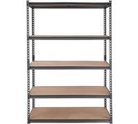 VEVOR Étagère de Rangement Garage Métallique 5 Niveaux 907,2kg 121,9x45x182,88cm