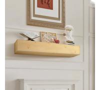 VEVOR Étagère Flottante Murale de Cheminée, 152x20,3x15,24 cm, Manteau de Cheminée Flottant en Bois Naturel, Capacité de Charge 22,7 kg, Fabriqué à la Main, pour Décoration Murale, Rustique Naturel
