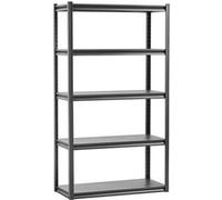 VEVOR Étagère Garage Métallique 5 Niveaux Capacité 907kg 45,7x101,6x182,9cm Pour Atelier