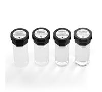 VEVOR Étalon de Turbidité 20/100/400/800 NTU 20 mL Chacun, Solution d'Étalonnage de Turbidité Standard, Solution de Recharge pour Turbidimètre TN2000, Insert de Protection Antichoc, Flacon Scellé