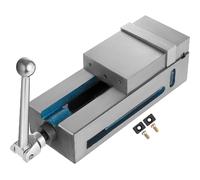 VEVOR Étau de perçage/fraisage 4" 100 mm - Ouverture 120 mm - 19 kN - Hauteur 95 mm - Fonte QT500 - Mâchoires acier 45#