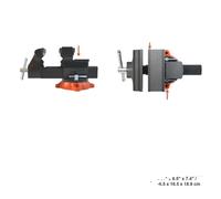 VEVOR Étau d'établi 6,5 pouces, fer ductile durable, base pivotante à 360 degrés, 65 pouces-a