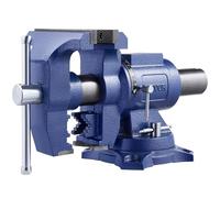 VEVOR Étau Établi Polyvalent Largeur Mâchoire 165 mm, Étau Atelier Fonte Ductile, Ouverture Max de Mâchoire 125 mm, avec Enclume, Tête Base 360°, Gorge 75 mm, pour Réparation Tuyaux, Travail Métaux