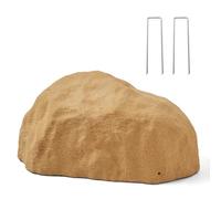 VEVOR Faux Rocher Jardin, Couverture Décorative en Roche Artificielle, Aspect Réaliste, Fausse Pierre Creuse pour Cacher Pompe Puits, Décoration Jardin, Paysage Extérieur, Jaune Sable, Petite Taille