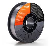 VEVOR Fil de Soudage 0,9 mm 4,5 kg Fil de Soudure MIG E71T-GS Bobine de Fil à Souder Noyau Flux Acier Doux Sans Gaz 200 mm Résistance Traction 560 MPa Arc Stable Peu Éclaboussure pour Machine à Souder