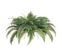 VEVOR Fougère Artificielle, 95-105 cm, Fausse Fougère de Boston avec Pot de Fleurs, 80 Feuilles, Plante Artificielle Suspendue ou Poser sur le Sol pour Décoration Intérieur Extérieur, Maison, Bureau
