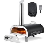 VEVOR Four pizza extérieur 305 mm, granulés bois, thermomètre, pelle. Portable.